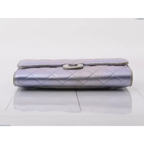 ❌❌SOLD❌❌Chanel Aurora Mermaid Matelasse Lambskin Long Wallet - Picture 3 of 14